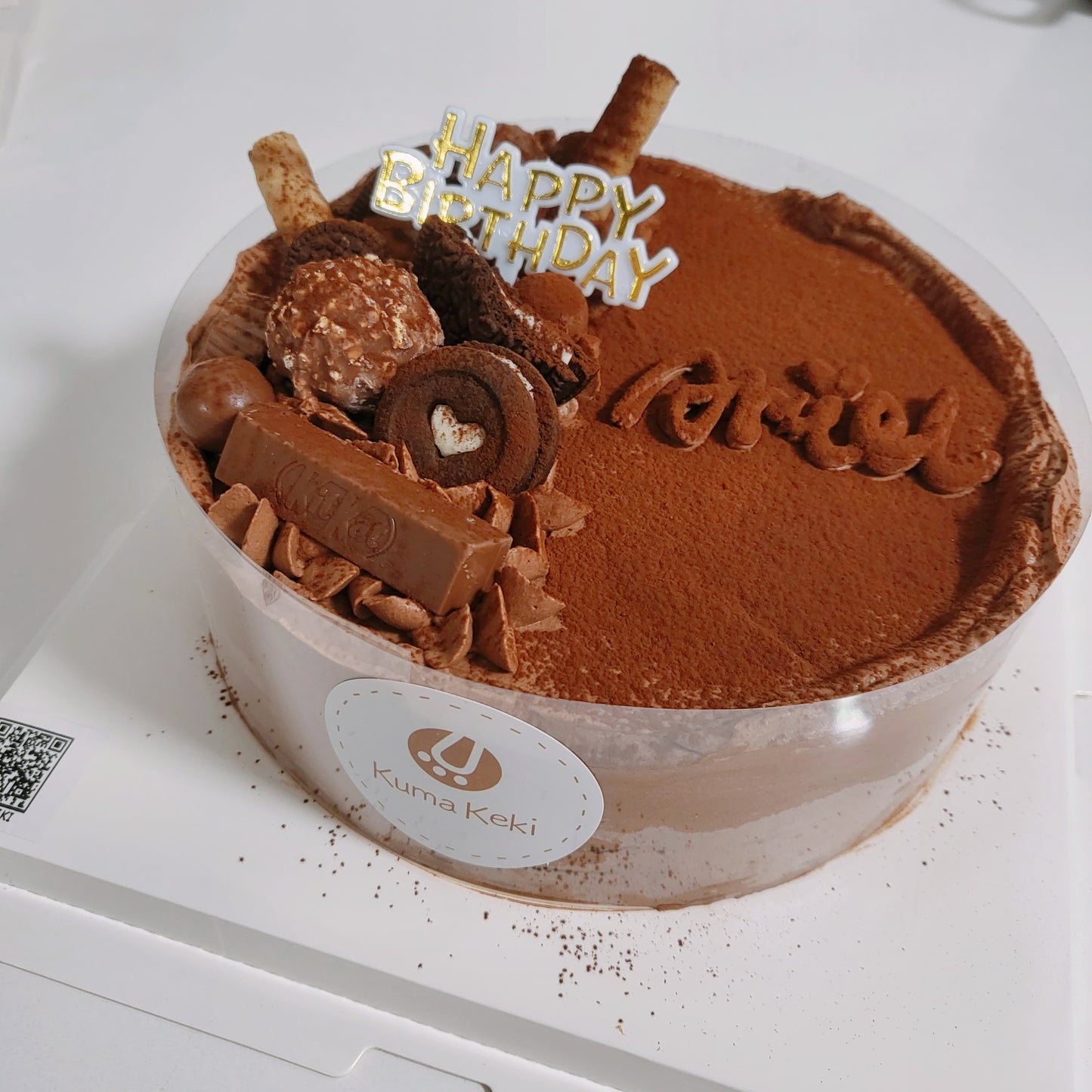 HAPPY BIRTHDAY CHOCOLATE MILLE CREPES