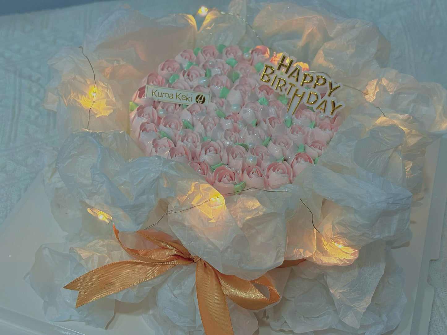 CREAM BOUQUET - Pink