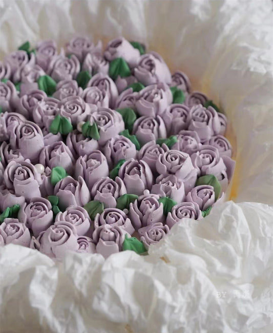 CREAM BOUQUET - Violet