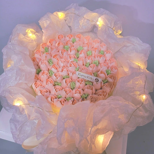 CREAM BOUQUET - Pink