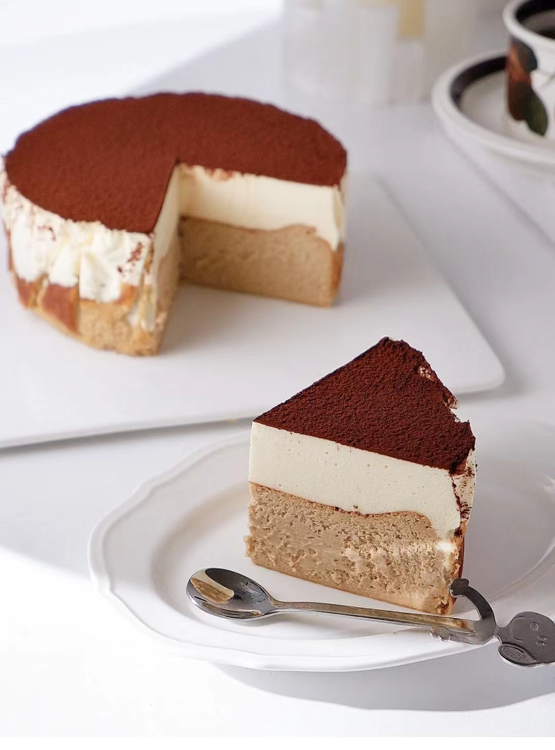 TIRAMISU BASQUE CHEESE&MOUSSE CAKE